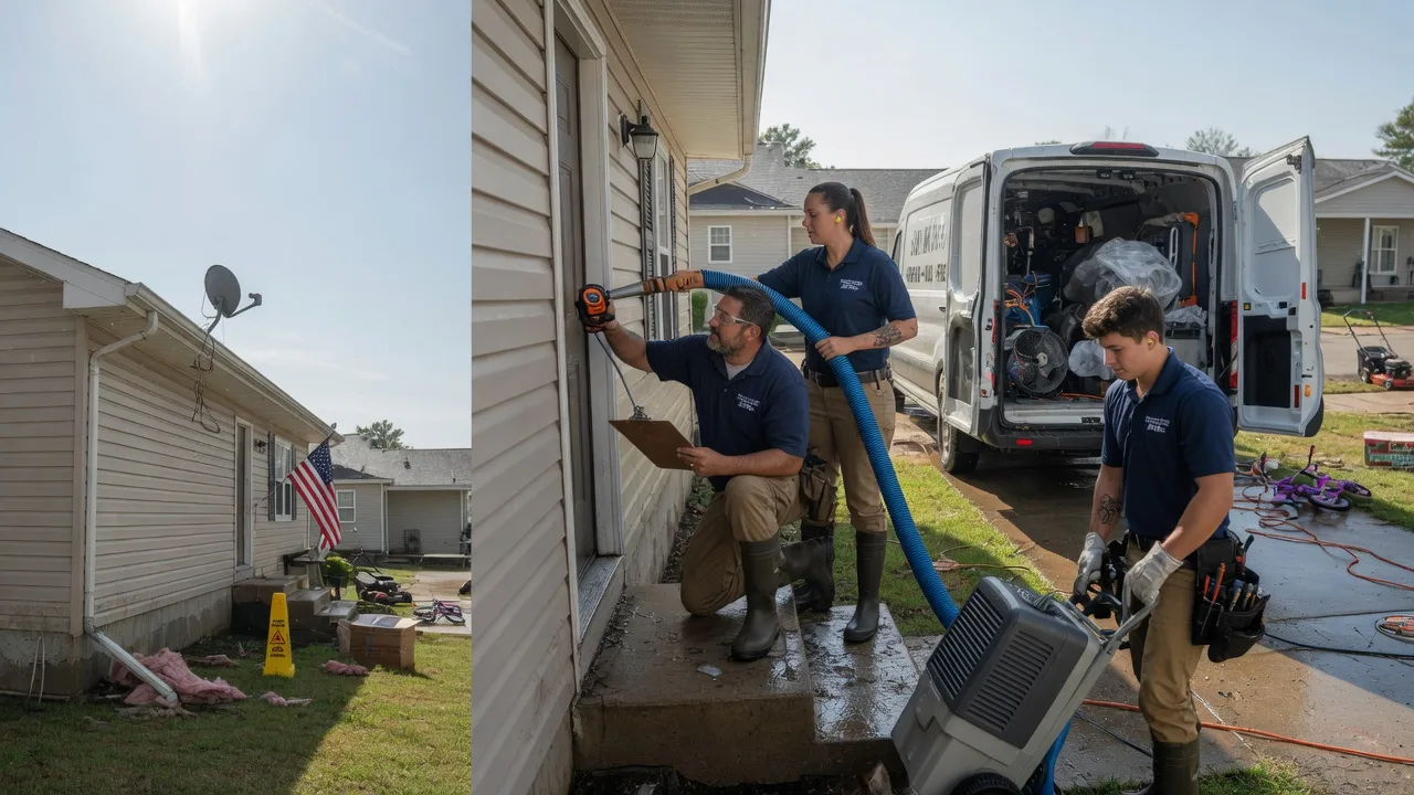 Ceiling Water Damage Restoration in Calvin, ND near me